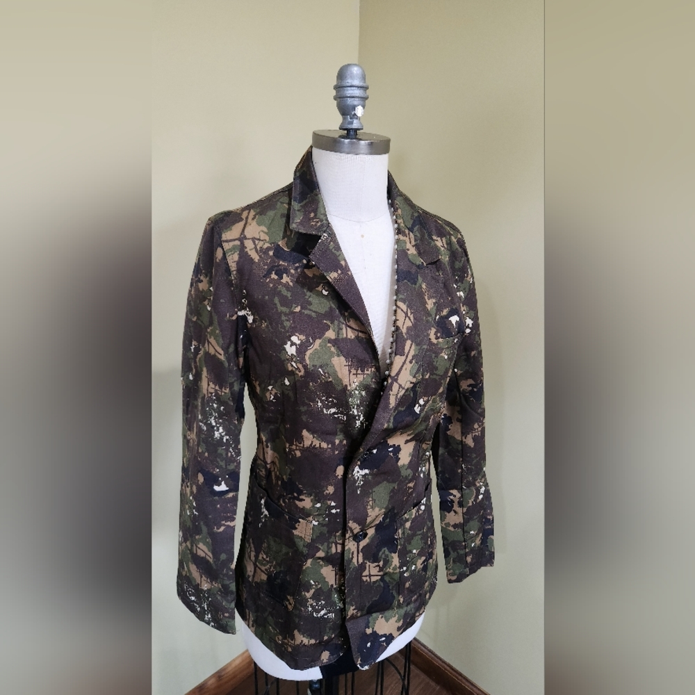 COPY - VSKA Camo Women's Blazer Jacket